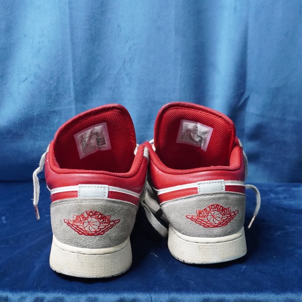 Jordan Youth Air 1 Low GS 553560 130 Triple White - Picture 4 of 6